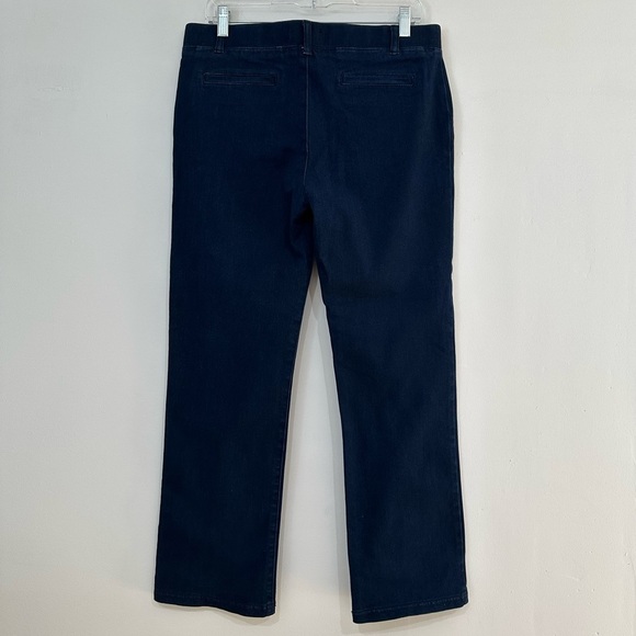 Betabrand Women’s Yoga Denim Straight Leg Classic Jeans W0626-IN Size Large - Picture 2 of 11